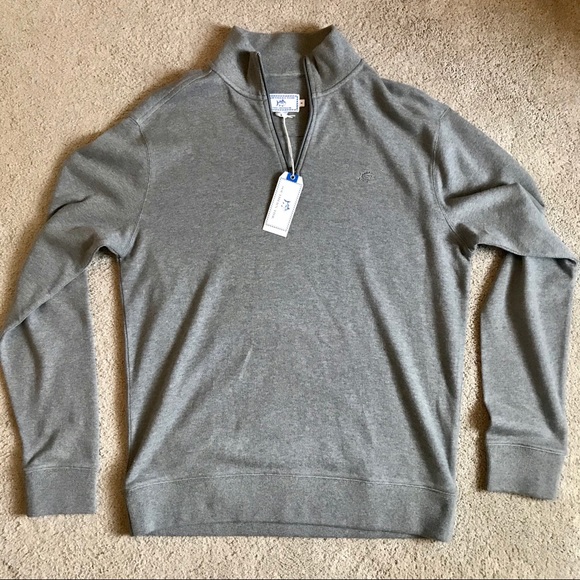 Southern Tide Other - NWT Southern Tide Quarter Zip Pullover Medium Gray